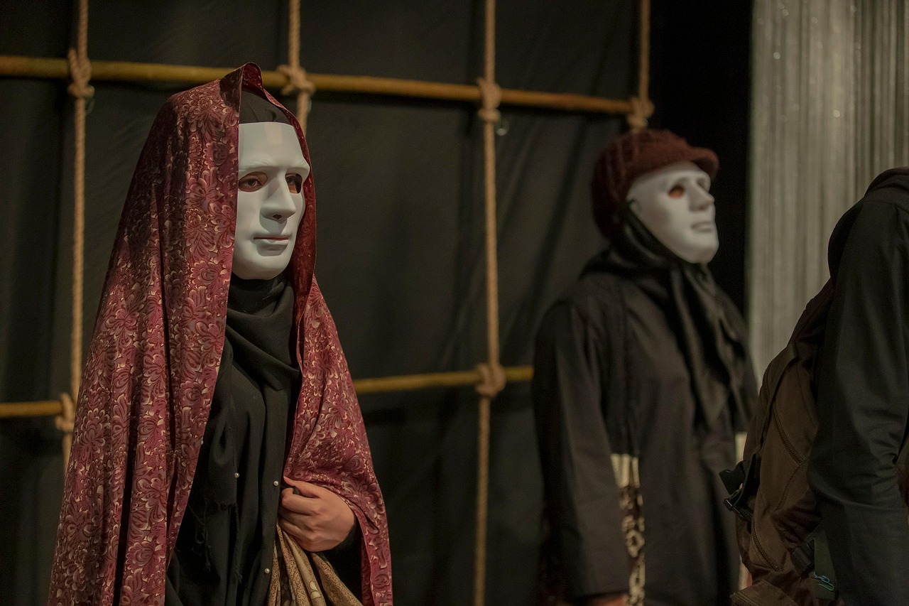women, theater, actress, act, artist, art, mask, character