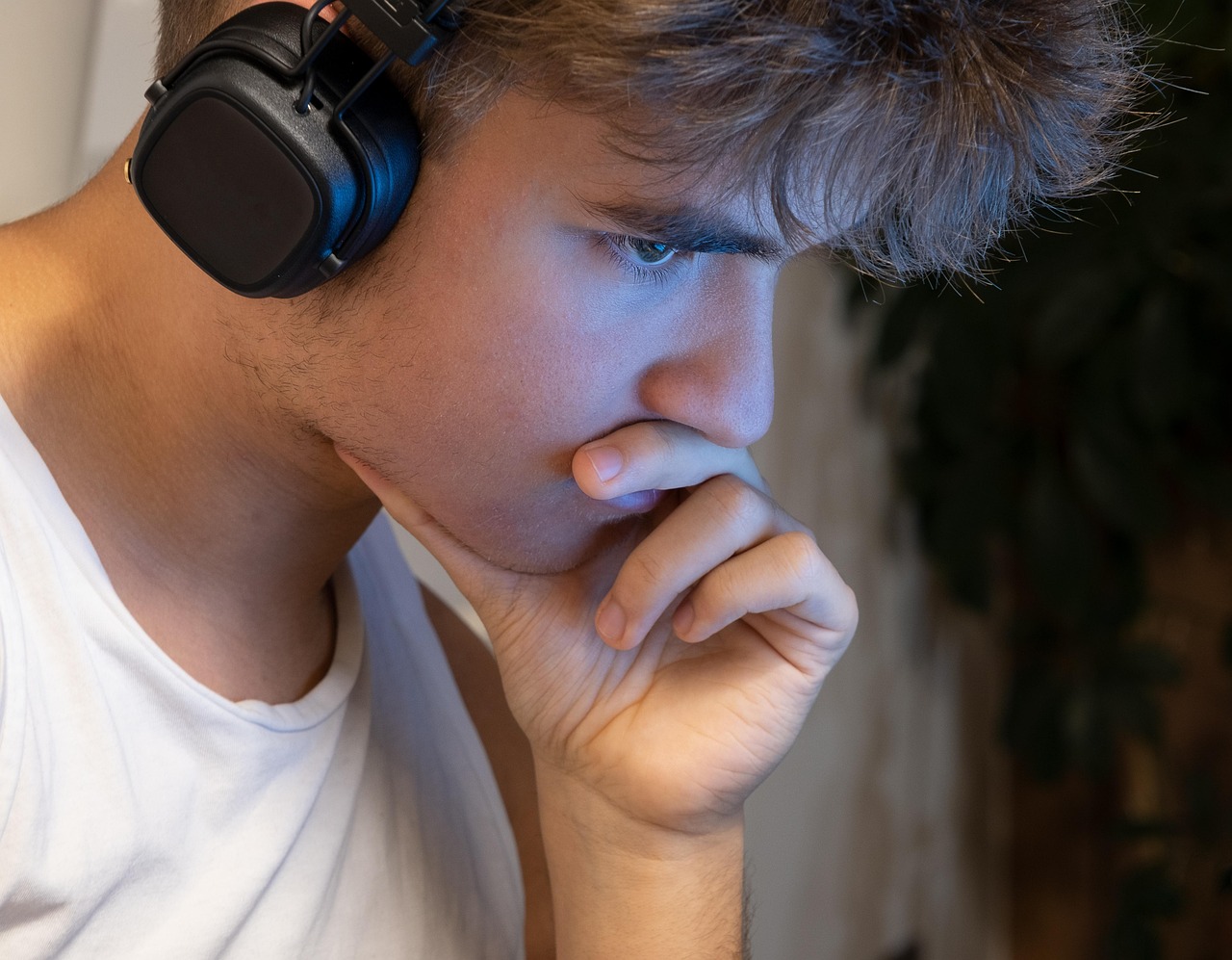 teenager, headphones, online, music, portrait, caucasian, teenager, teenager, teenager, teenager, teenager, headphones, headphones, online